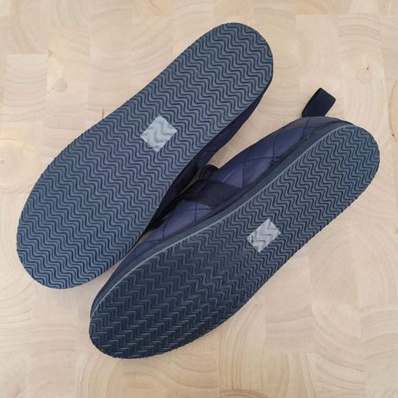 J.Crew Mens Blue  Quilted Chore Slip On Slippers  Sz 8 main image 7
